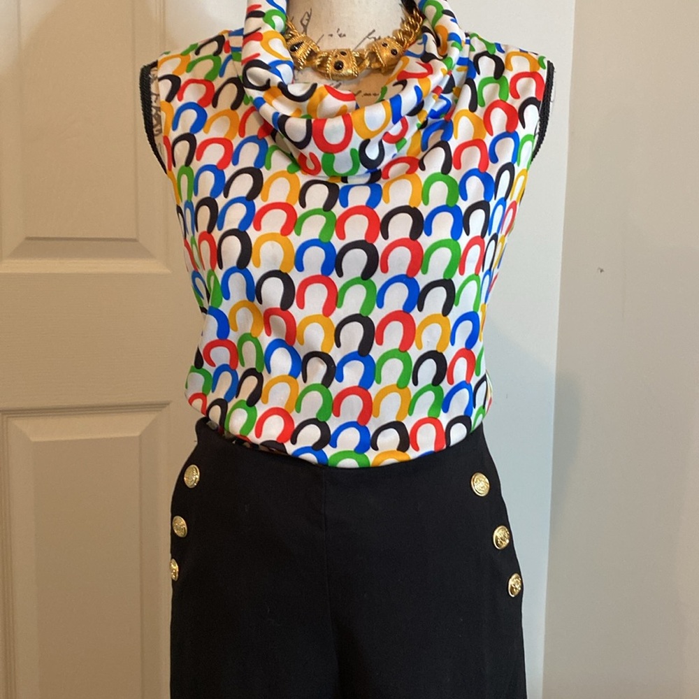 Alex Colman Sportswear Sleeveless Vintage top - Disco 80’s